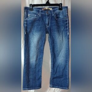 Big Star Sweet Ultra Low Rise Jean Capri, Size 29